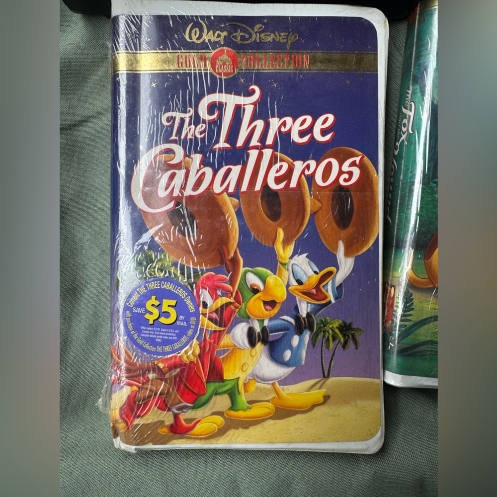 The Three Caballeros vintage unopened VHS Tape